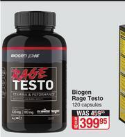 Dis-Chem Biogen Rage Testo-120 Capsules offer