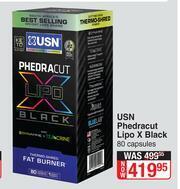 Dis-Chem USN Phedracut Lipo X Black-80 Capsules offer