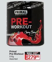 Dis-Chem Primal Pre Workout Assorted-510g offer