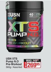 Dis-Chem USN XTS Pump N.O Pre Workout Assorted-560g offer