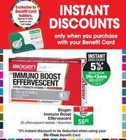 Dis-Chem Biogen Immuno Boost Effervescent-20 Effervescent Tablets (Assorted) offer