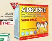 Airborne Value Pack 3 x 10 Effervescent Tablets-Per Pack