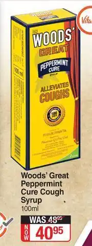 Wood's Great Peppermint Cure Cough Syrup-100ml