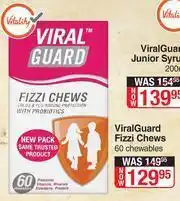 Dis-Chem Viral Guard Fizzi Chews-60 Chewables offer