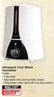 Dis-Chem Elektra Ultrasonic Cool Steam Humidifier (5L) offer