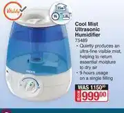 Dis-Chem Vicks Cool Mist Ultrasonic Humidifier 75489 offer