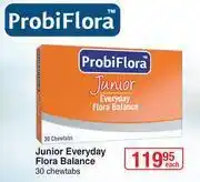 Dis-Chem Probi Flora Junior Everyday Flora Balance 30 Chewtabs-Each offer