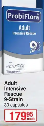 Dis-Chem Probi Flora Adult Intensive Rescue 9 Strain 30 Capsules-Each offer