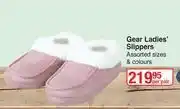 Dis-Chem Gear Ladies Slippers (Assorted Sizes & Colours)-Per Pair offer