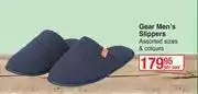 Gear Men's Slippers (Assorted Sizes & Colours)-Per Pair