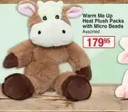 Warm Me Up Heat Plush Packs With Micro Beads (Assorted)