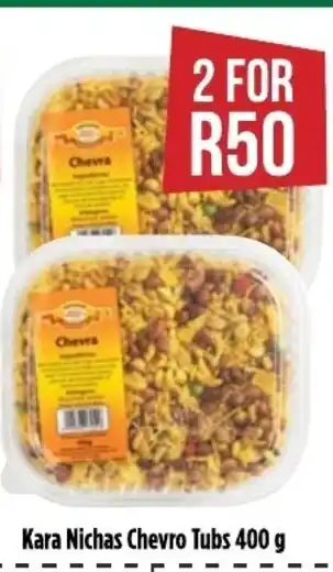 Food Lover's Market Kara Nichas Chevro Tubs 400g offer