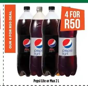 Pepsi Lite or Max 2L