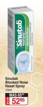 Dis-Chem Sinutab Blocked Nose Nasal Spray-10ml offer