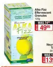 Dis-Chem 0Alka Fizz Effervescent Granules-120g offer