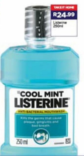 Listerine Cool Mint Mouthwash 250ml