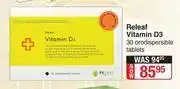 Releaf Vitamin D3-30 Orodispersible Tablets