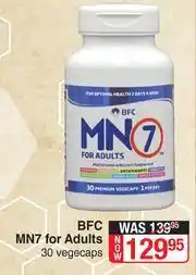 Dis-Chem BFC MN7 For Adults-30 Vegecaps offer