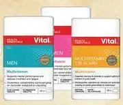 Vital Men Or Women Multivitamin-30 Tablets Each