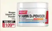 Dis-Chem Biogen Vitamin D3 Powder-100g offer