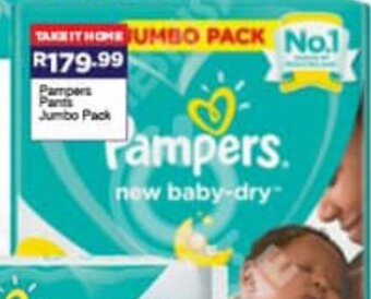 Super Save Pampers Pants Jumbo Pack offer