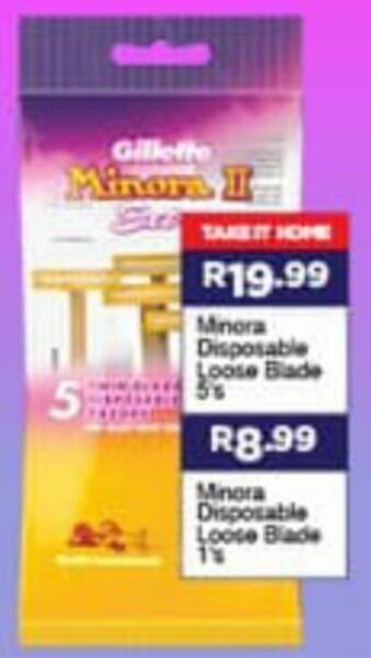 Gillette Minora Disposable Loose Blade 5's
