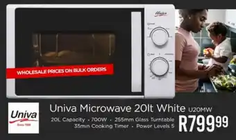 Univa Microwave White 20L