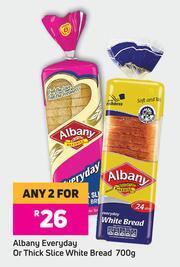 Game Albany Everyday Or Thick Slice White Bread-For Any 2 x 700g offer