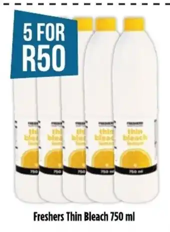 Food Lover's Market Fresher Thin Bleach 750ml offer