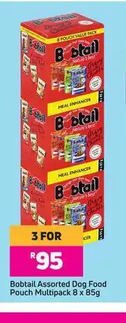 Game Bobtail Dog Food Pouch Multipack-For 3 x 8 x 85g offer