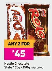 Game Nestle Chocolate Slabs Assorted-For Any 2 x 135g-150g offer