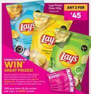 Game Lays Potato Chips Assorted-For Any 3 x 120g offer