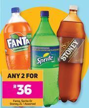 Game Fanta, Sprite Or Stoney Assorted-For Any 2 x 2L offer