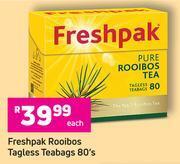 Game Freshpak Rooibos Tagless Teabags-80's Each offer
