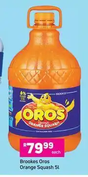 Game Brookes Oros Orange Squash-5L Each offer