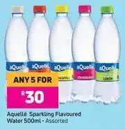 Game Aquelle Sparkling Flavoured Water Assorted-For Any 5 x 500ml offer