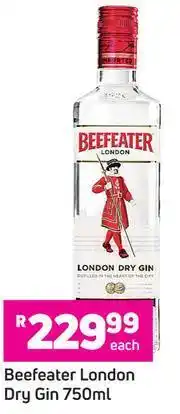 Game Beefeater London Dry Gin-750ml Each offer