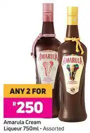 Game Amarula Cream Liqueur Assorted- For Any 2 x 750ml offer