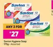 Game Savlon Hygiene Soap Assorted-For Any 3 x 175g offer
