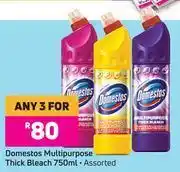 Game Domestos Multipurpose Thick Bleach Assorted-For Any 3 x 750ml offer