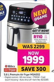 milex air fryer game store