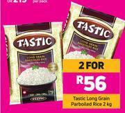 Game Tastic Long Grain Parboiled Rice-For 2 x 2Kg offer