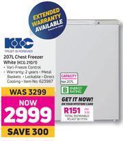 Game KIC 207L Chest Freezer (White) KCG 210/1 offer