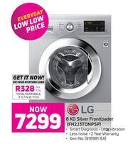 Game LG 8Kg Silver Front Loader FH2J3TDNP5P offer