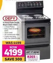 Game Defy 4 Sold Plate Stove (Black) DSS-494 offer