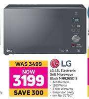 Game LG 42L Electronic Grill Microwave (Black) MH8265DIS offer