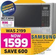 Game Samsung 32L Electronic Microwave (Silver) ME9114S1/XFA offer