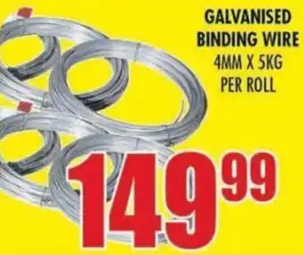 Boxer Build Galvanised Binding Wire 4mmx5kg offer