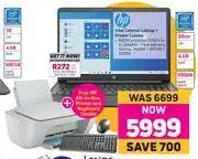 Game HP 39cm Intel Celeron Laptop + HP All In One Printer & Keyboard Combo offer