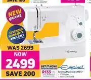 Game Empisal Sewing Machine 17 Stitches EMS17 offer